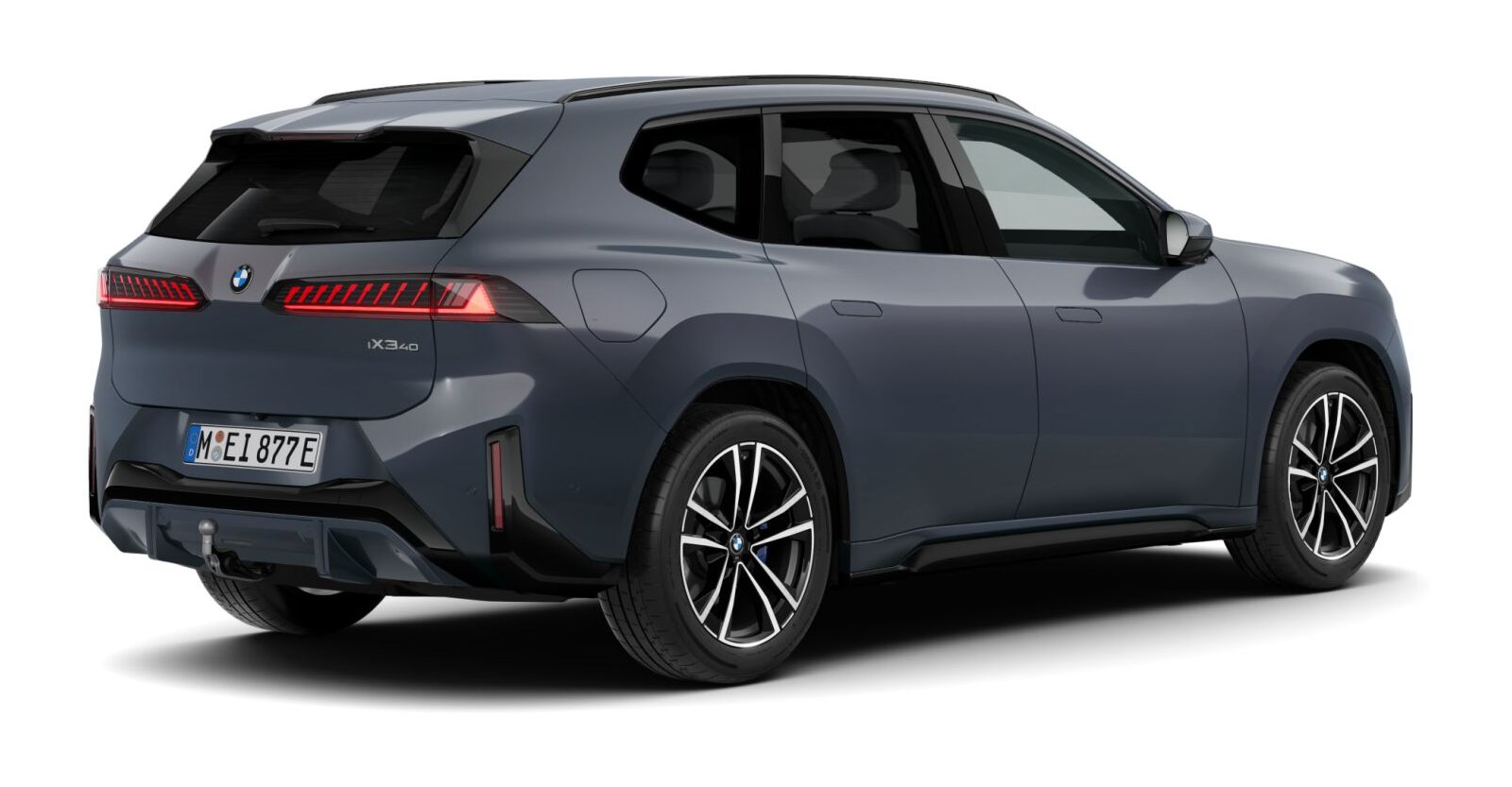 BMW BMW I in Grau von hinten