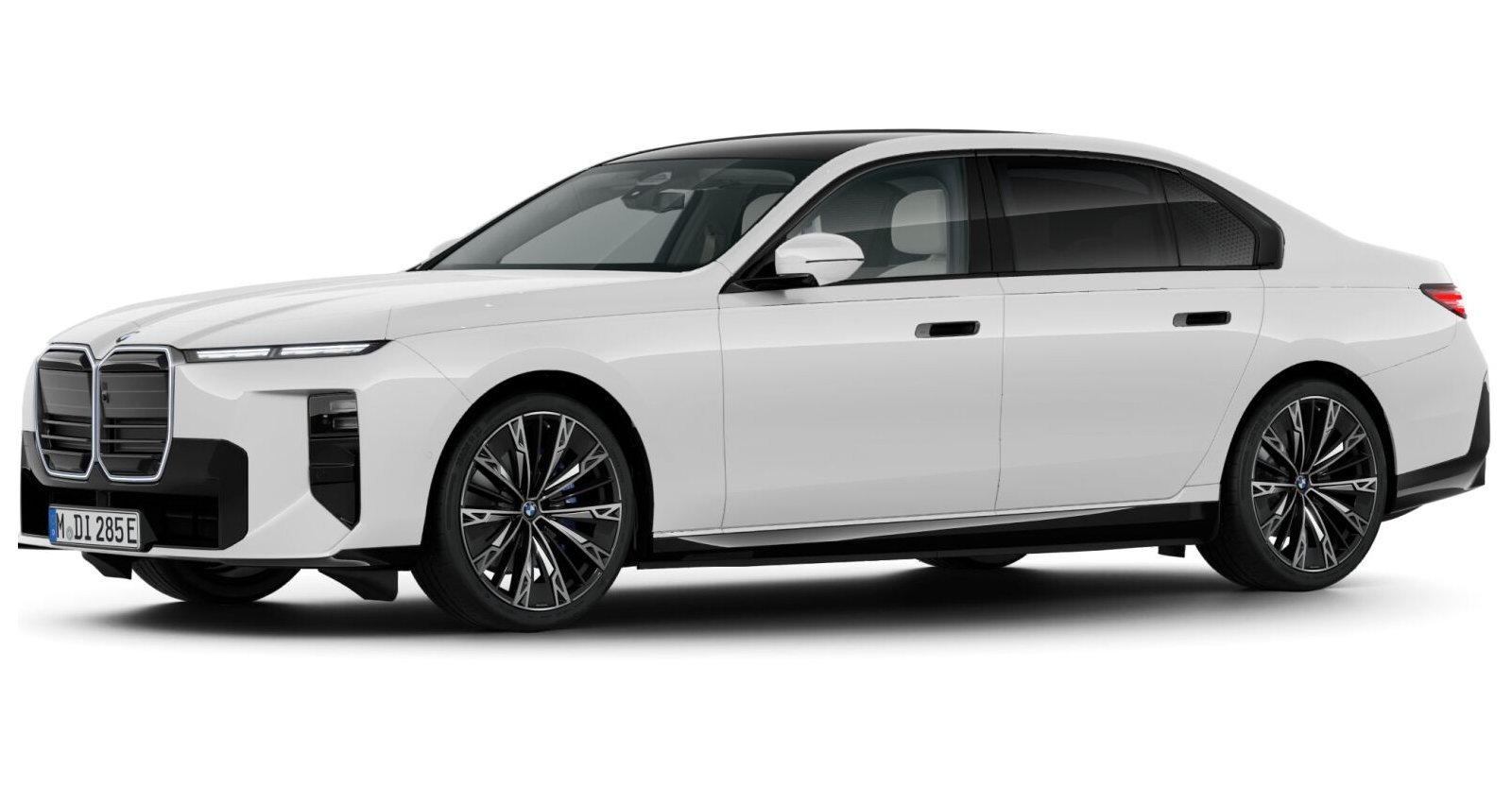 BMW i7 50 xDrive Limousine in Individual von vorne