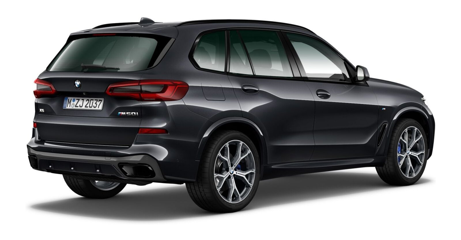 BMW BMW X in Grau von hinten BMW BMW X in Grau von hinten