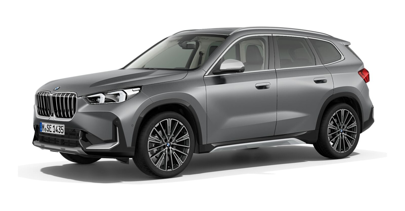 BMW X1 xDrive20d in Grau von vorne BMW X1 xDrive20d in Grau von vorne
