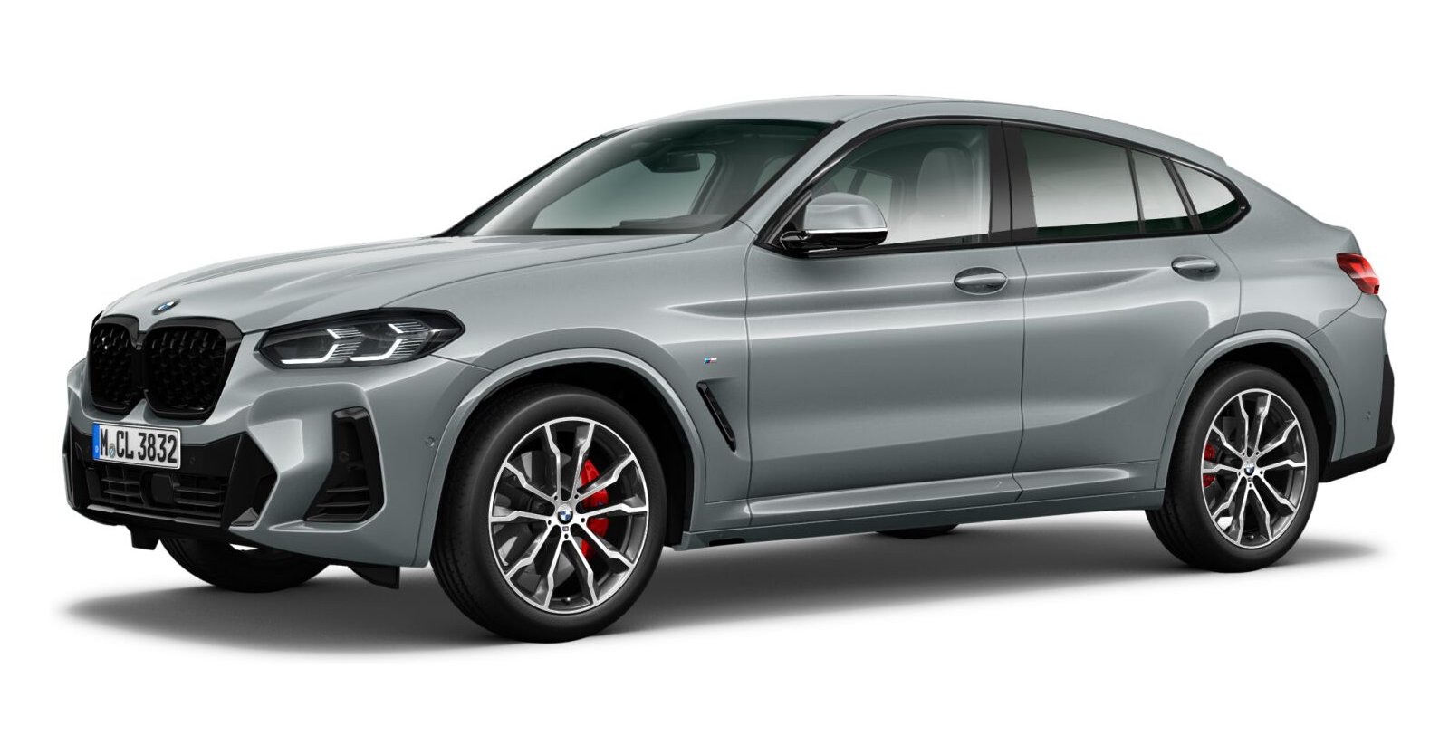 BMW X4 xDrive20d in Grau von vorne BMW X4 xDrive20d in Grau von vorne