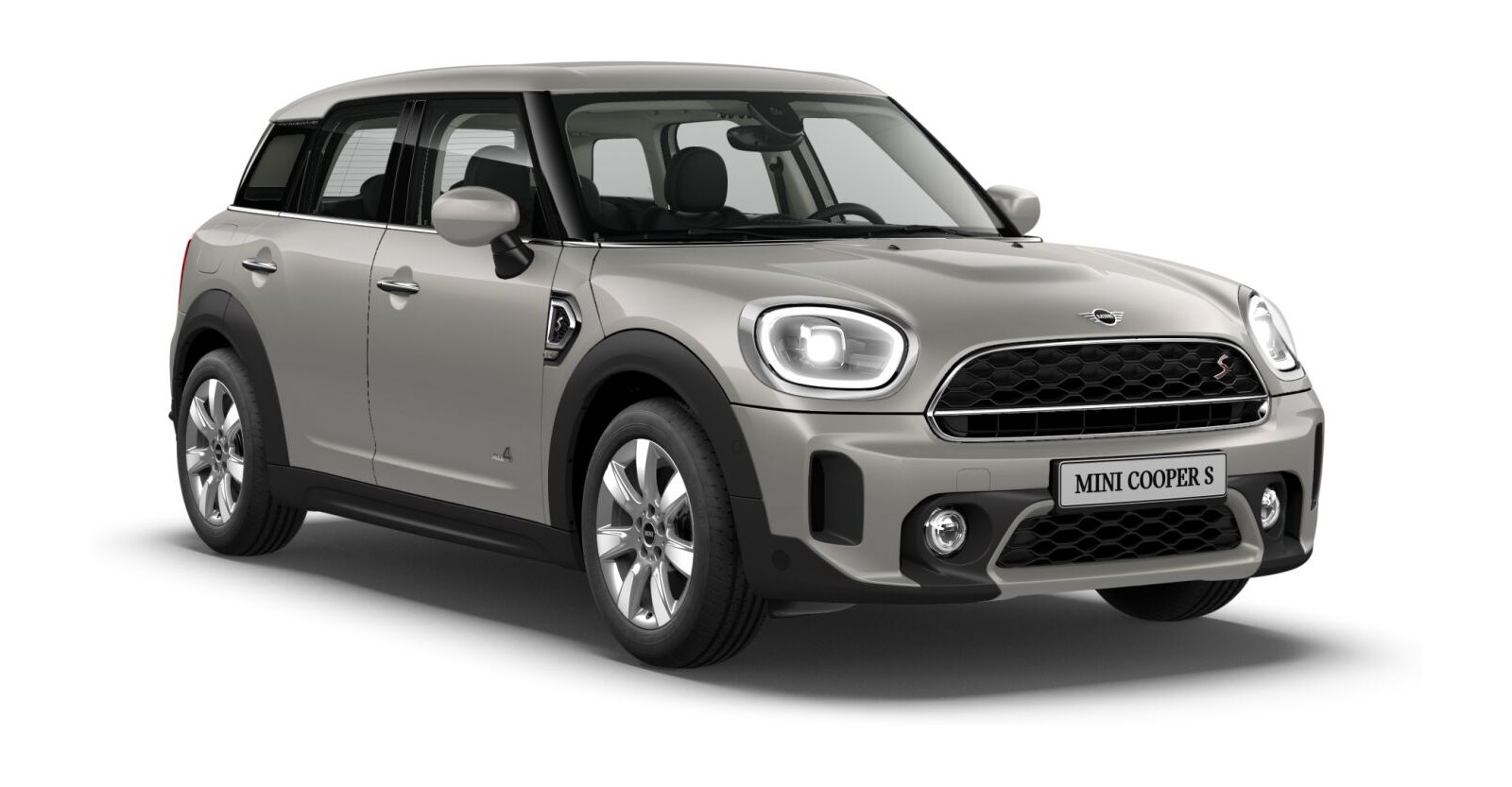 MINI MINI Countryman in Silber von vorne MINI MINI Countryman in Silber von vorne