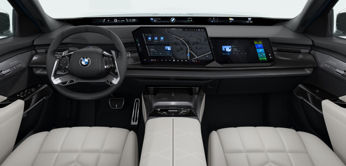 BMW BMW 7er im Innenraum von vorne BMW BMW 7er im Innenraum von vorne