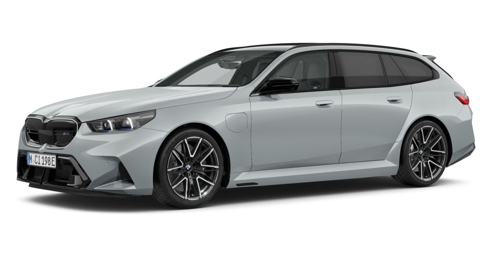 BMW M5 Touring in Grau von vorne BMW M5 Touring in Grau von vorne