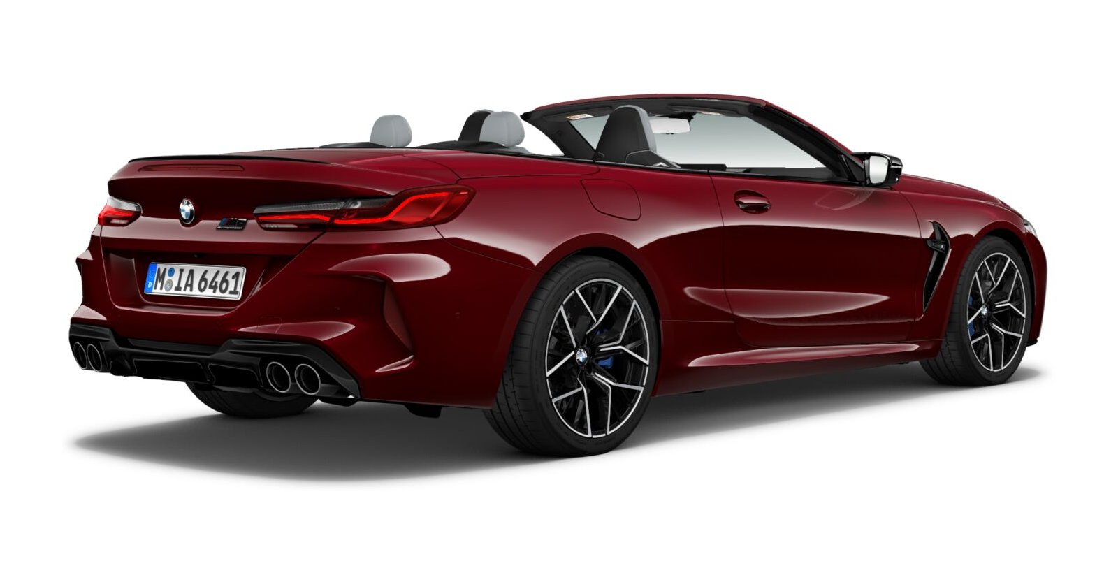 BMW BMW M in Rot von hinten BMW BMW M in Rot von hinten