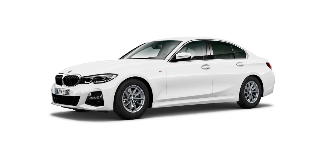 BMW BMW 3er in Weiß von vorne BMW BMW 3er in Weiß von vorne