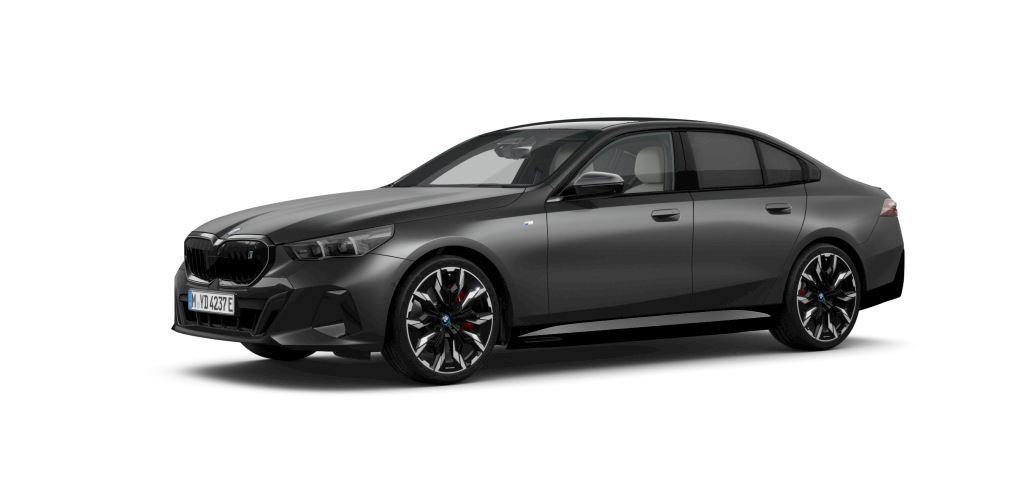 BMW i5 eDrive40 Limousine in Grau von vorne BMW i5 eDrive40 Limousine in Grau von vorne
