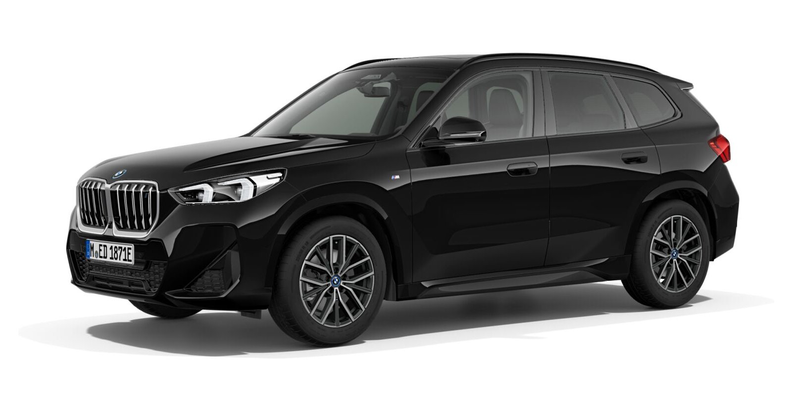 BMW BMW I in Schwarz von vorne BMW BMW I in Schwarz von vorne