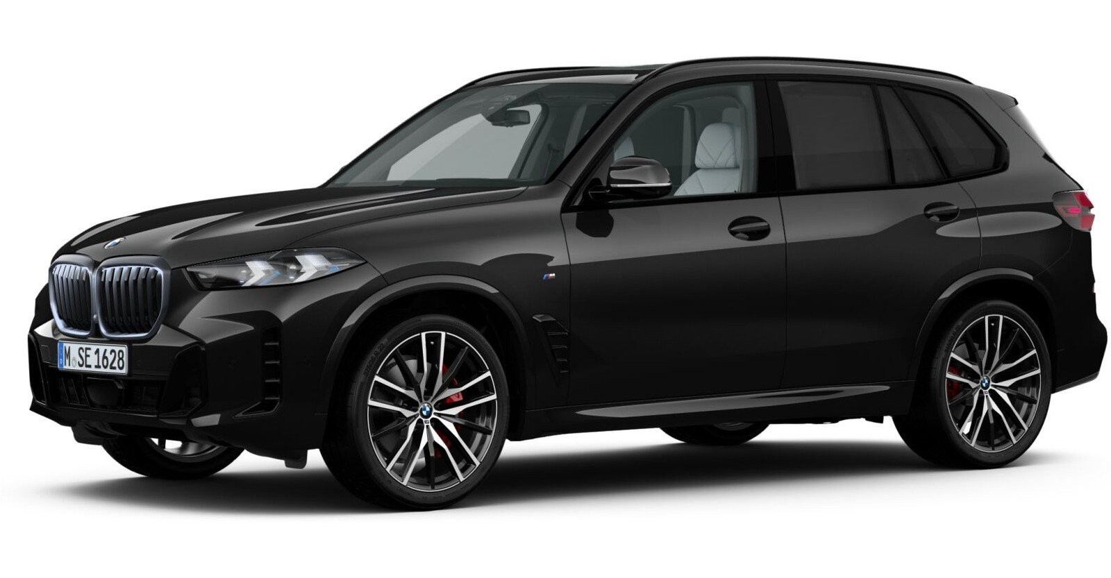 BMW X5 xDrive40d in Schwarz von vorne BMW X5 xDrive40d in Schwarz von vorne