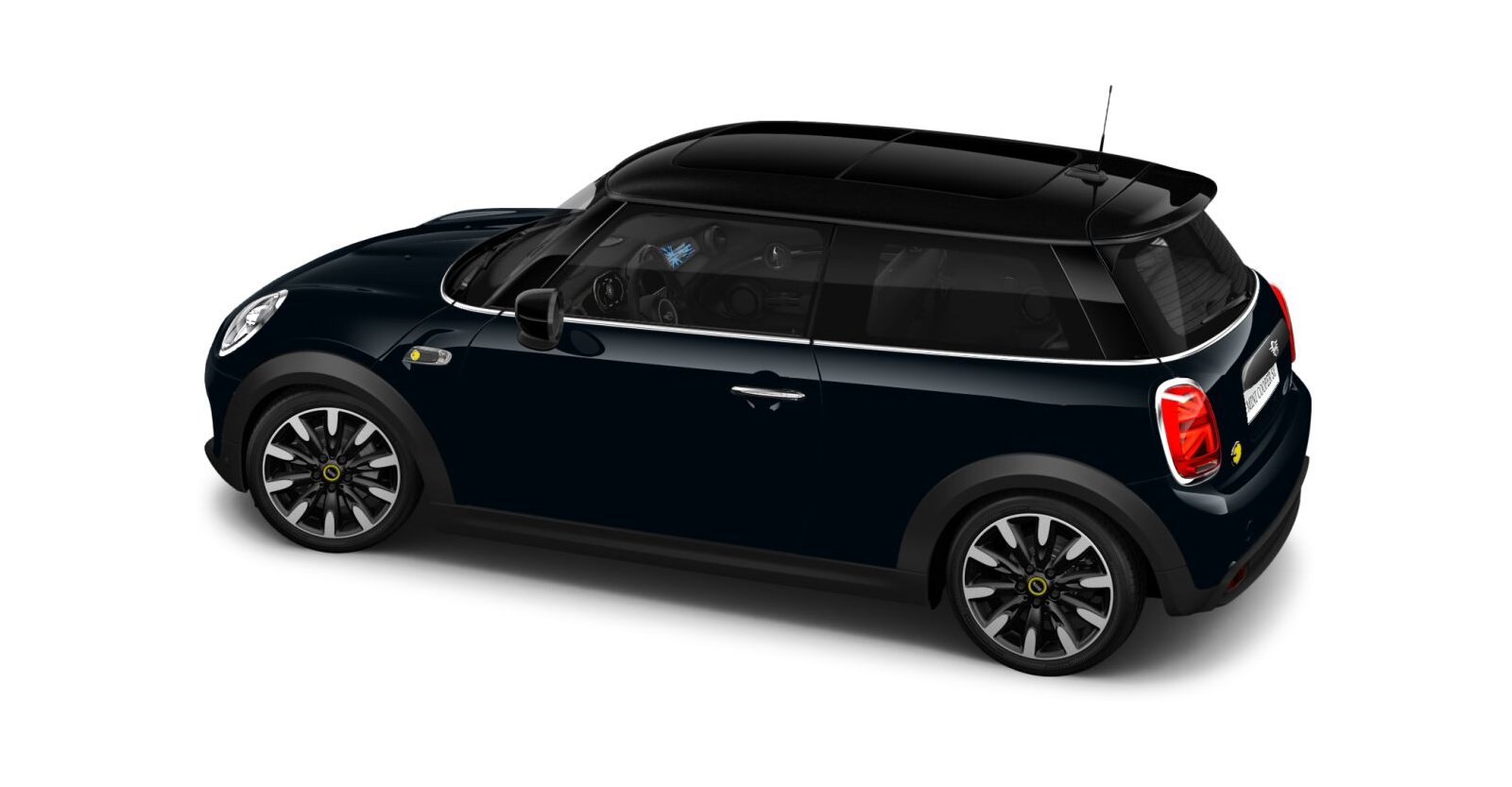 MINI MINI 3-Türer in Schwarz von hinten MINI MINI 3-Türer in Schwarz von hinten