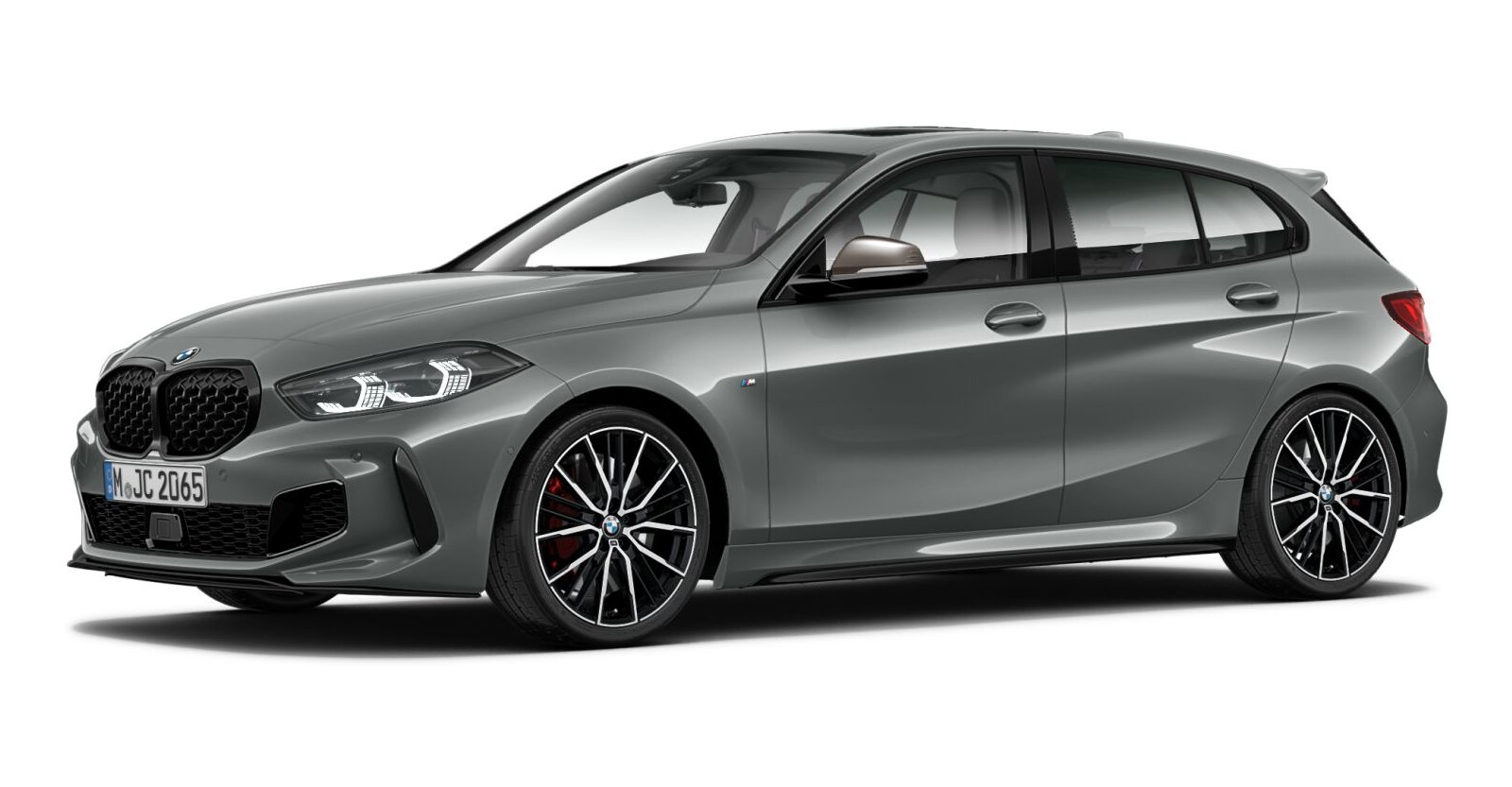 BMW BMW 1er in Grau von vorne BMW BMW 1er in Grau von vorne