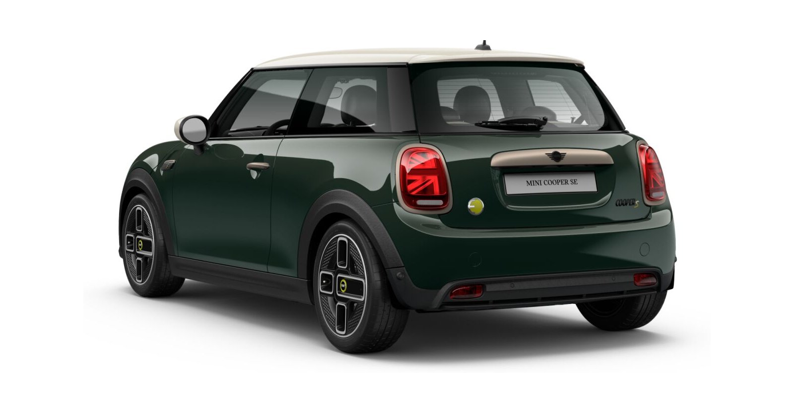 MINI MINI 3-Türer in Grün von hinten