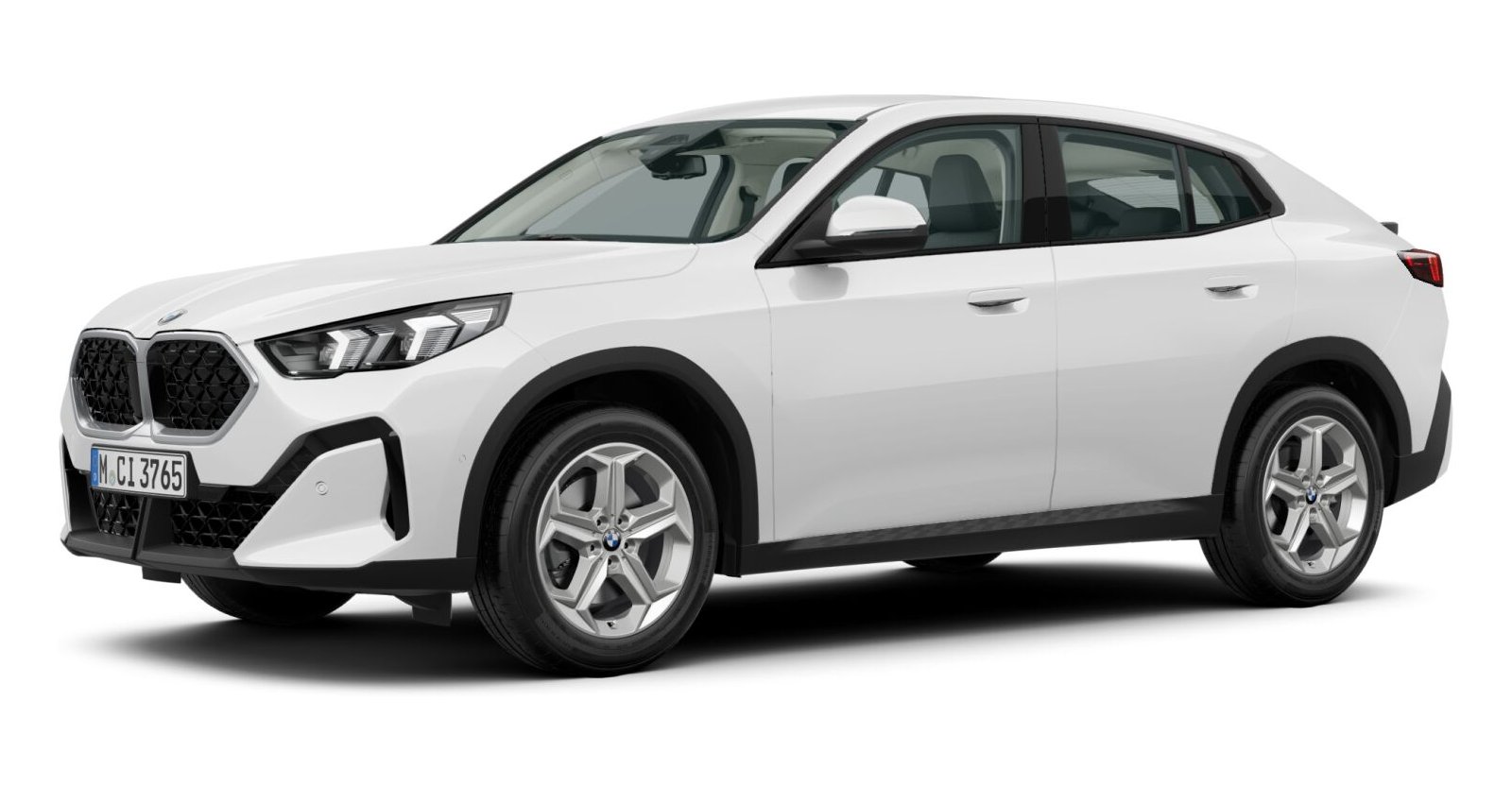 BMW X2 sDrive20i in Weiß von vorne BMW X2 sDrive20i in Weiß von vorne