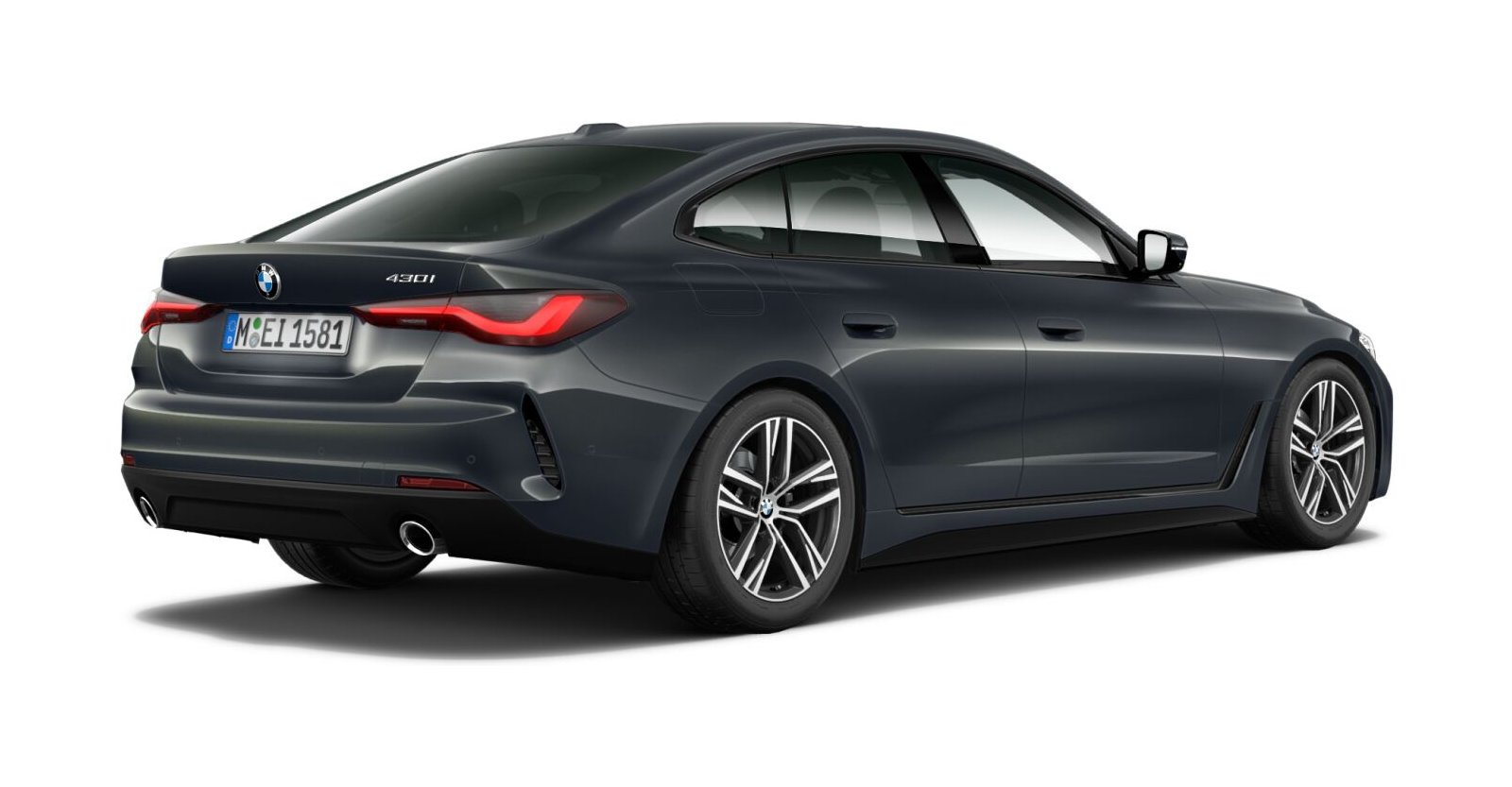 BMW BMW 4er in Grau von hinten BMW BMW 4er in Grau von hinten