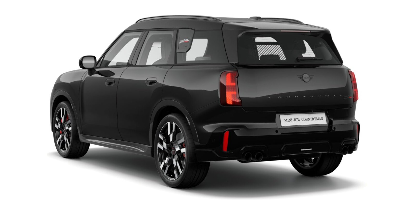MINI MINI Countryman in Schwarz von hinten
