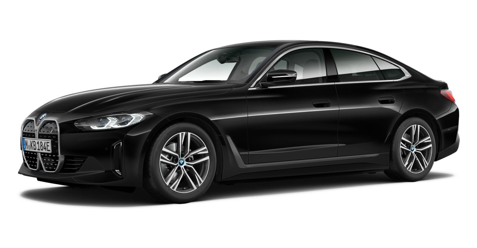 BMW BMW I in Schwarz von vorne BMW BMW I in Schwarz von vorne