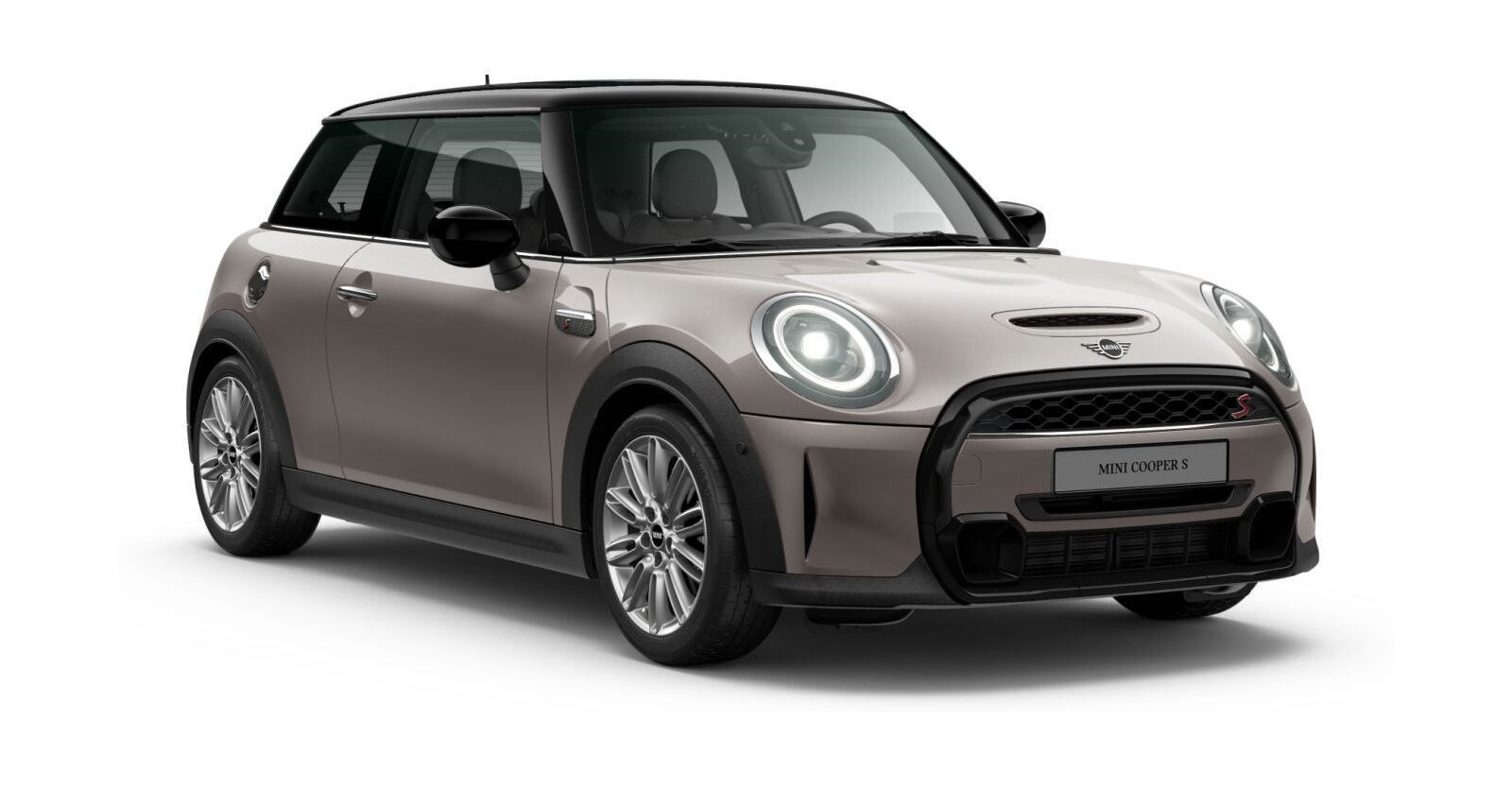 MINI Cooper S 3-Türer in Grau von vorne