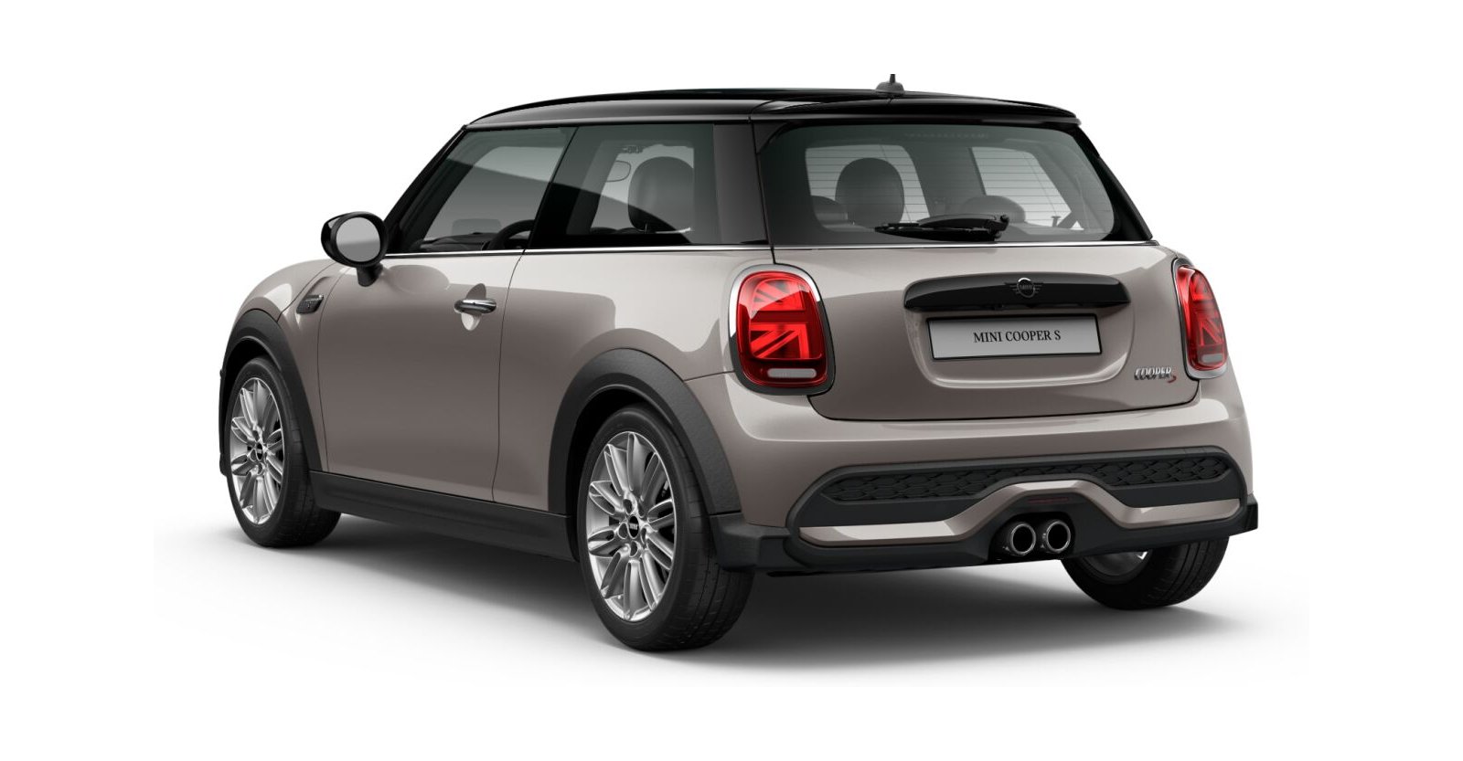 MINI MINI 3-Türer in Grau von hinten MINI MINI 3-Türer in Grau von hinten