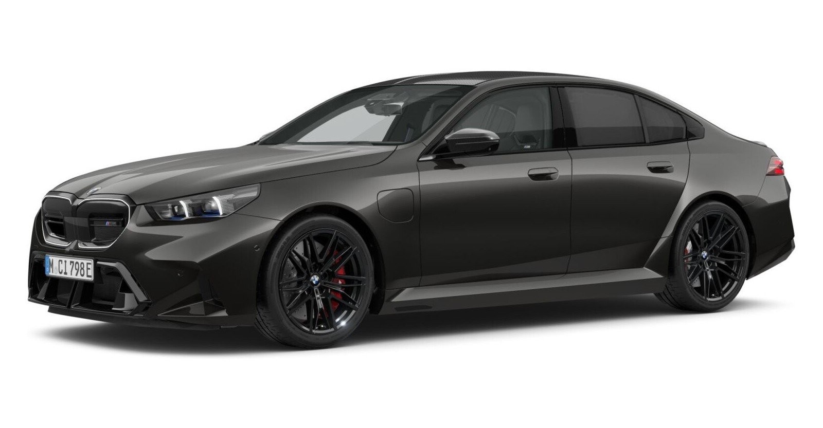 BMW M5 Limousine in Grau von vorne BMW M5 Limousine in Grau von vorne