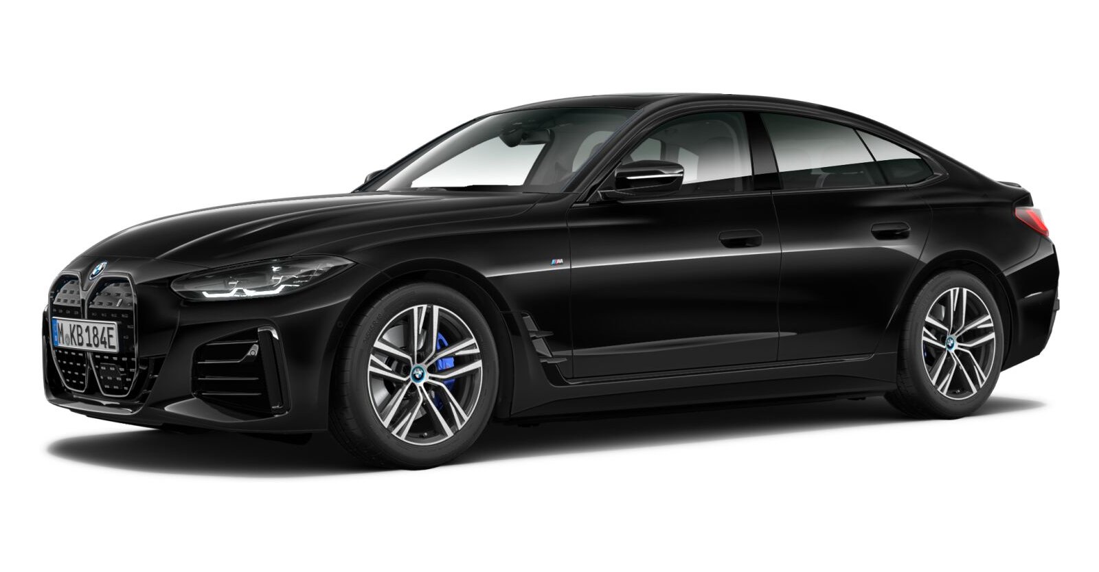 BMW BMW I in Schwarz von vorne BMW BMW I in Schwarz von vorne