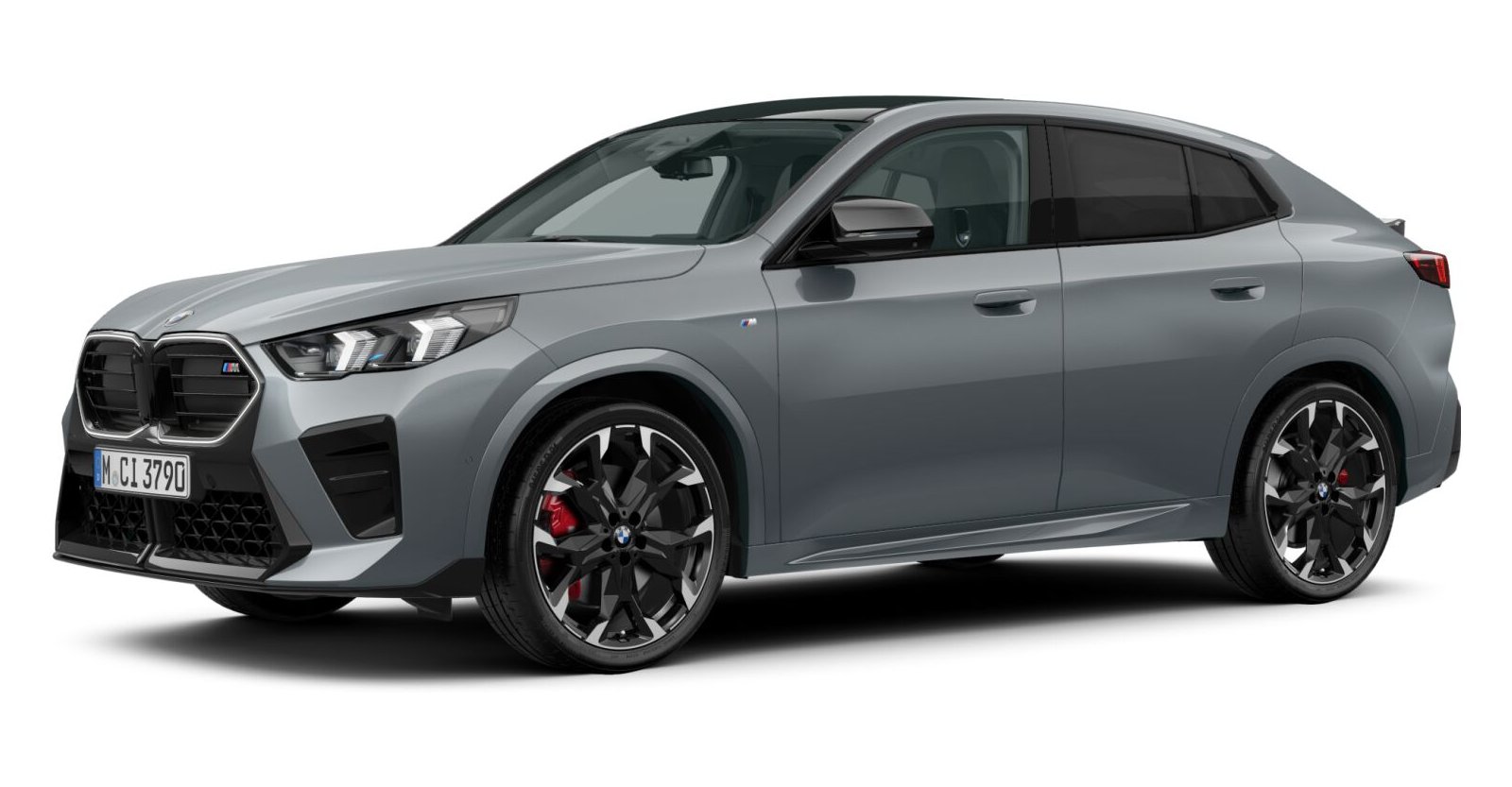 BMW X2 M35i xDrive in Grau von vorne BMW X2 M35i xDrive in Grau von vorne