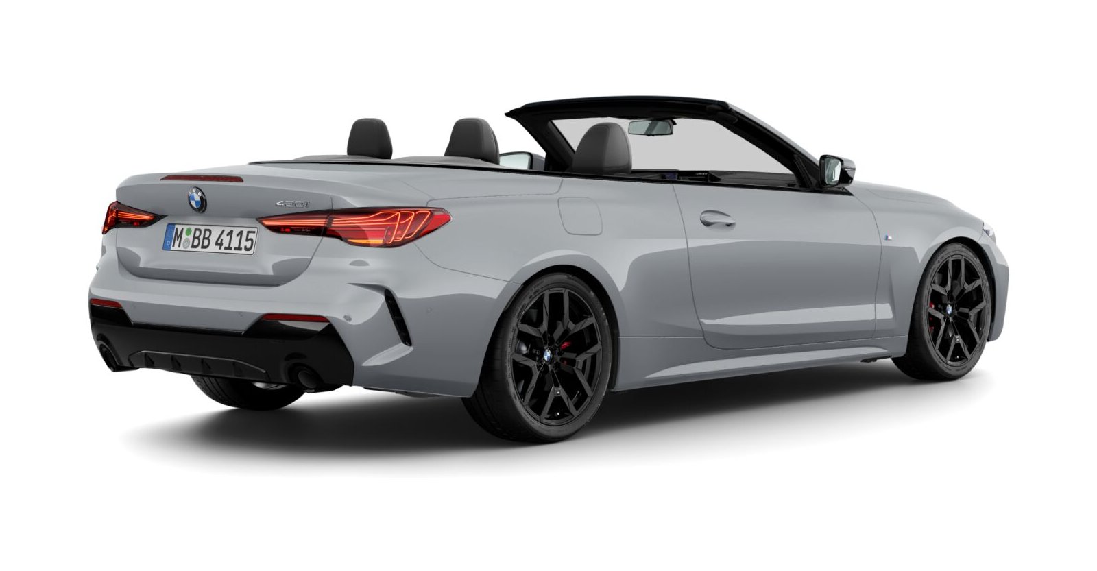 BMW BMW 4er in Grau von hinten BMW BMW 4er in Grau von hinten