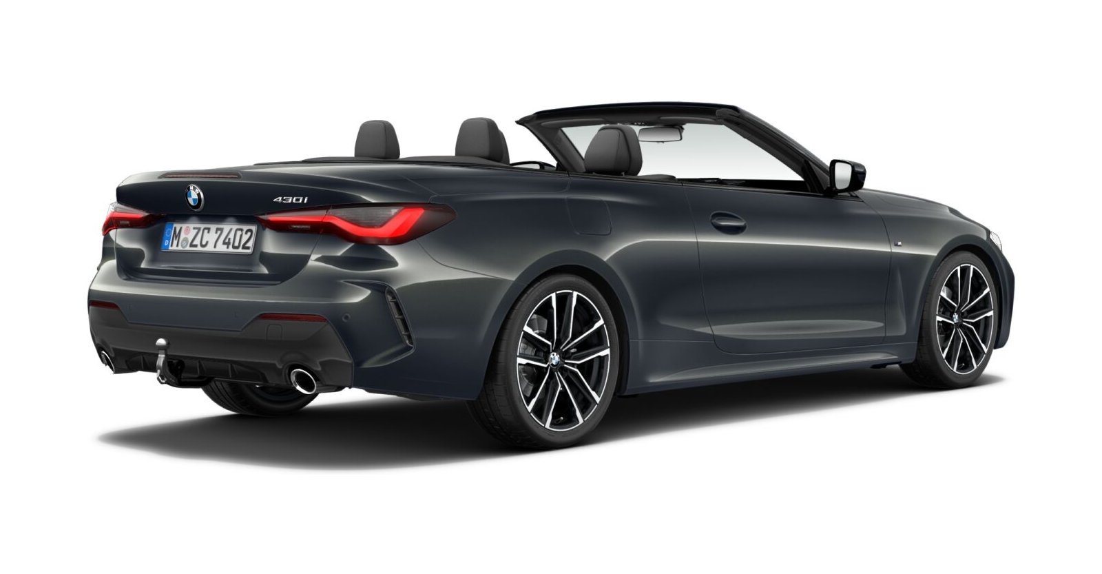 BMW BMW 4er in Grau von hinten