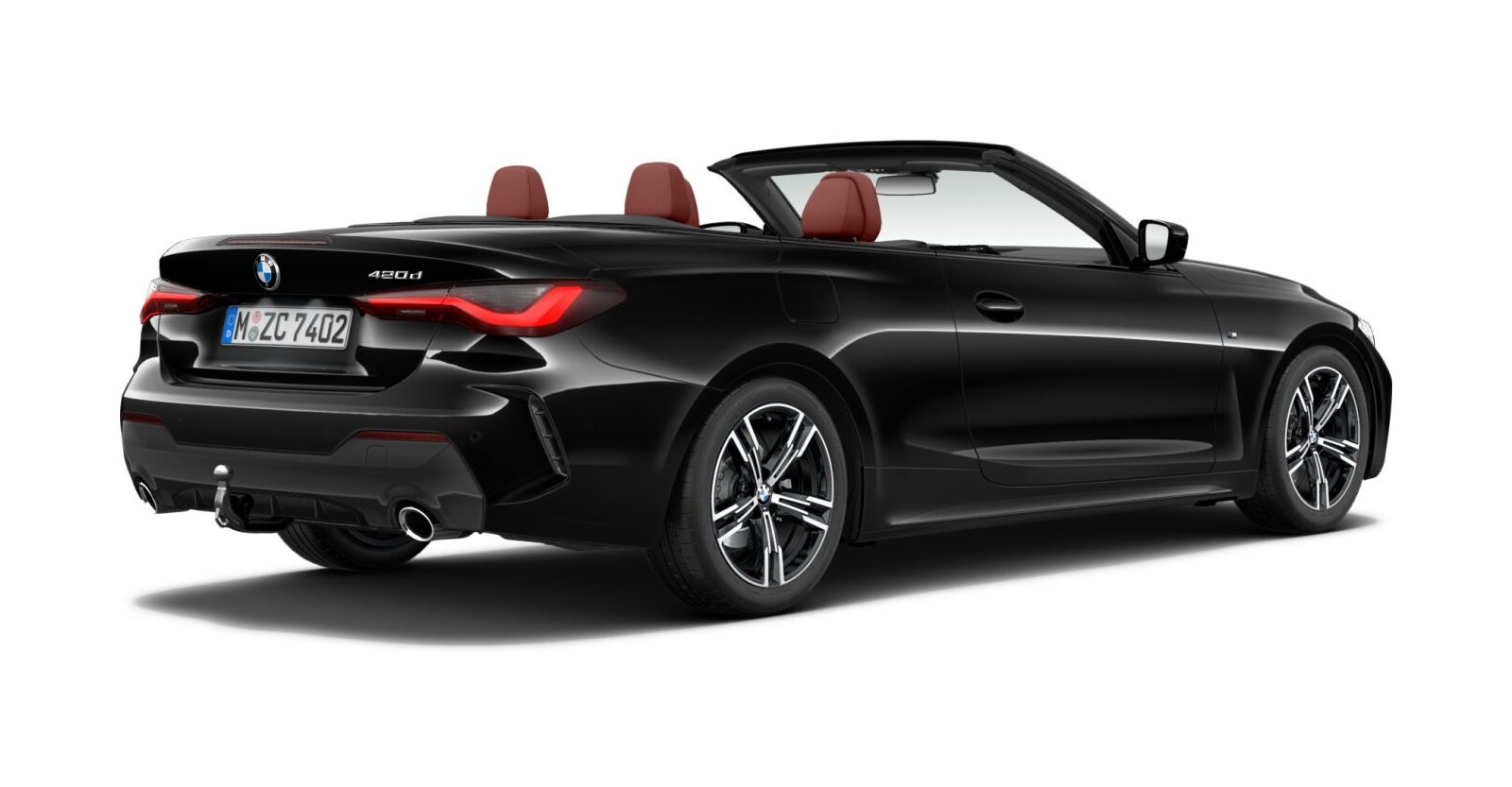 BMW BMW 4er in Schwarz von hinten BMW BMW 4er in Schwarz von hinten