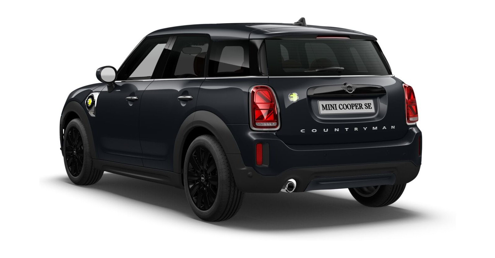 MINI MINI Countryman in Grau von hinten MINI MINI Countryman in Grau von hinten