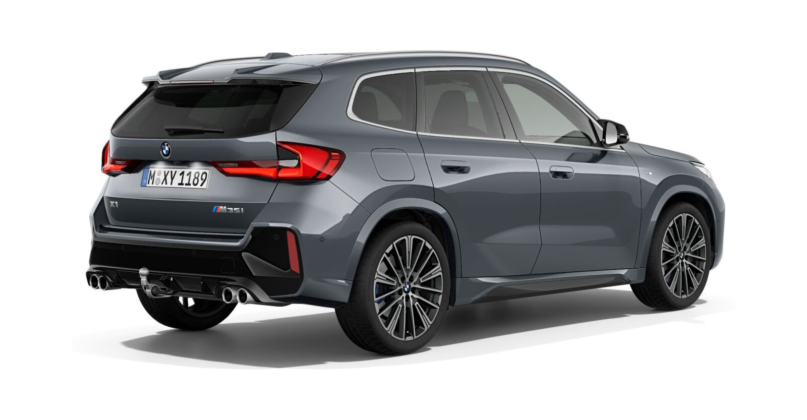 BMW BMW X in Grau von hinten BMW BMW X in Grau von hinten