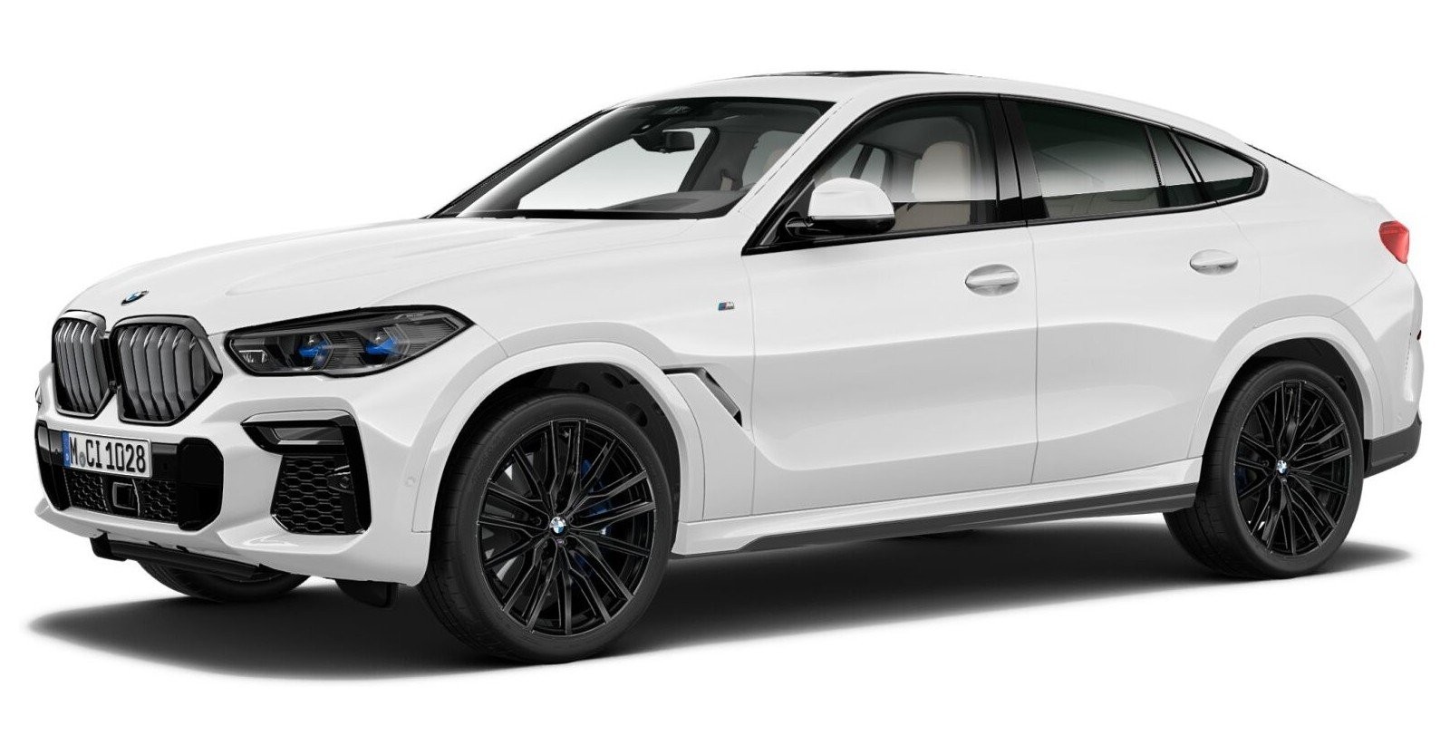 BMW BMW X in Weiß von vorne BMW BMW X in Weiß von vorne