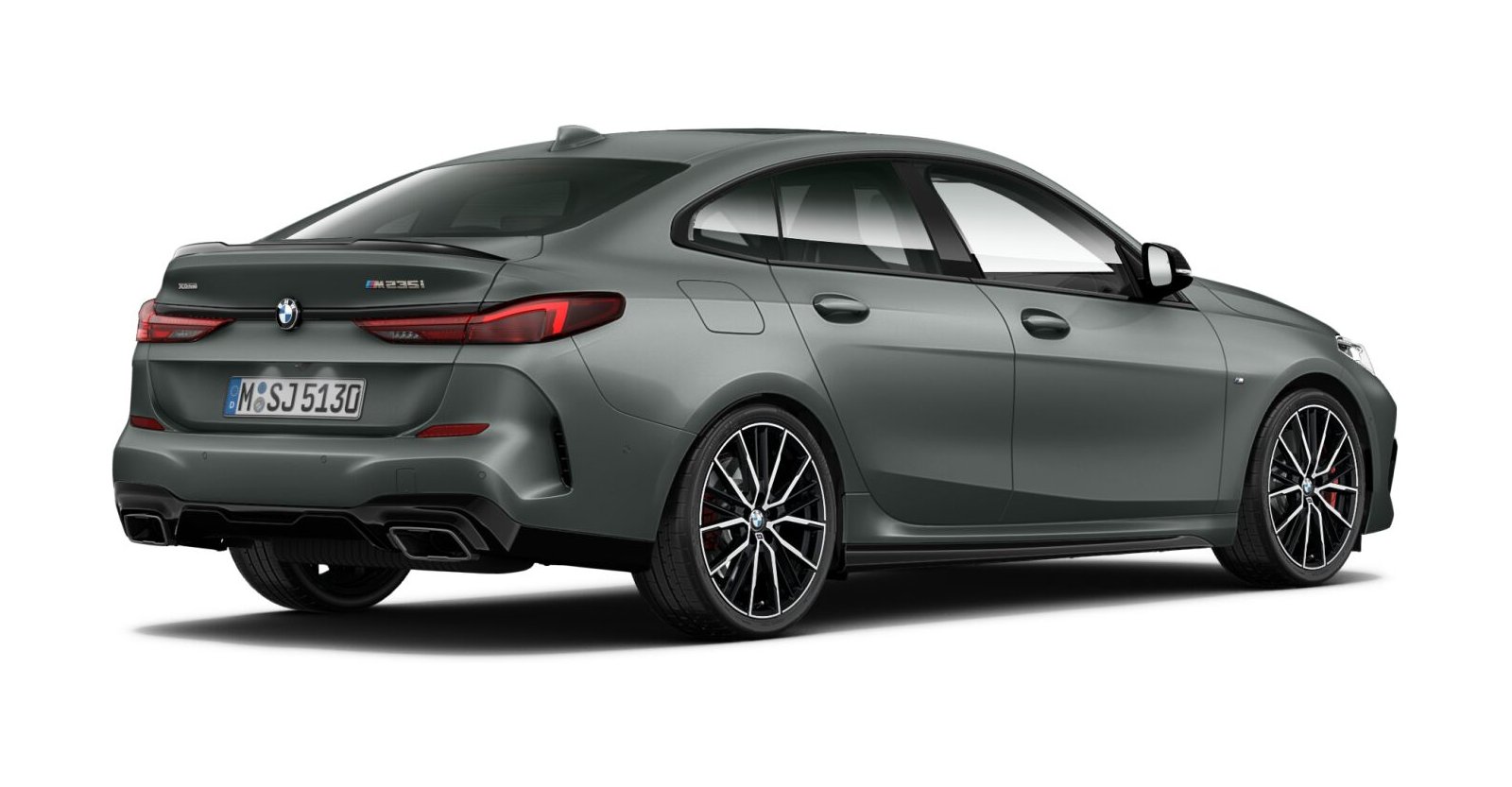 BMW BMW 2er in Grau von hinten