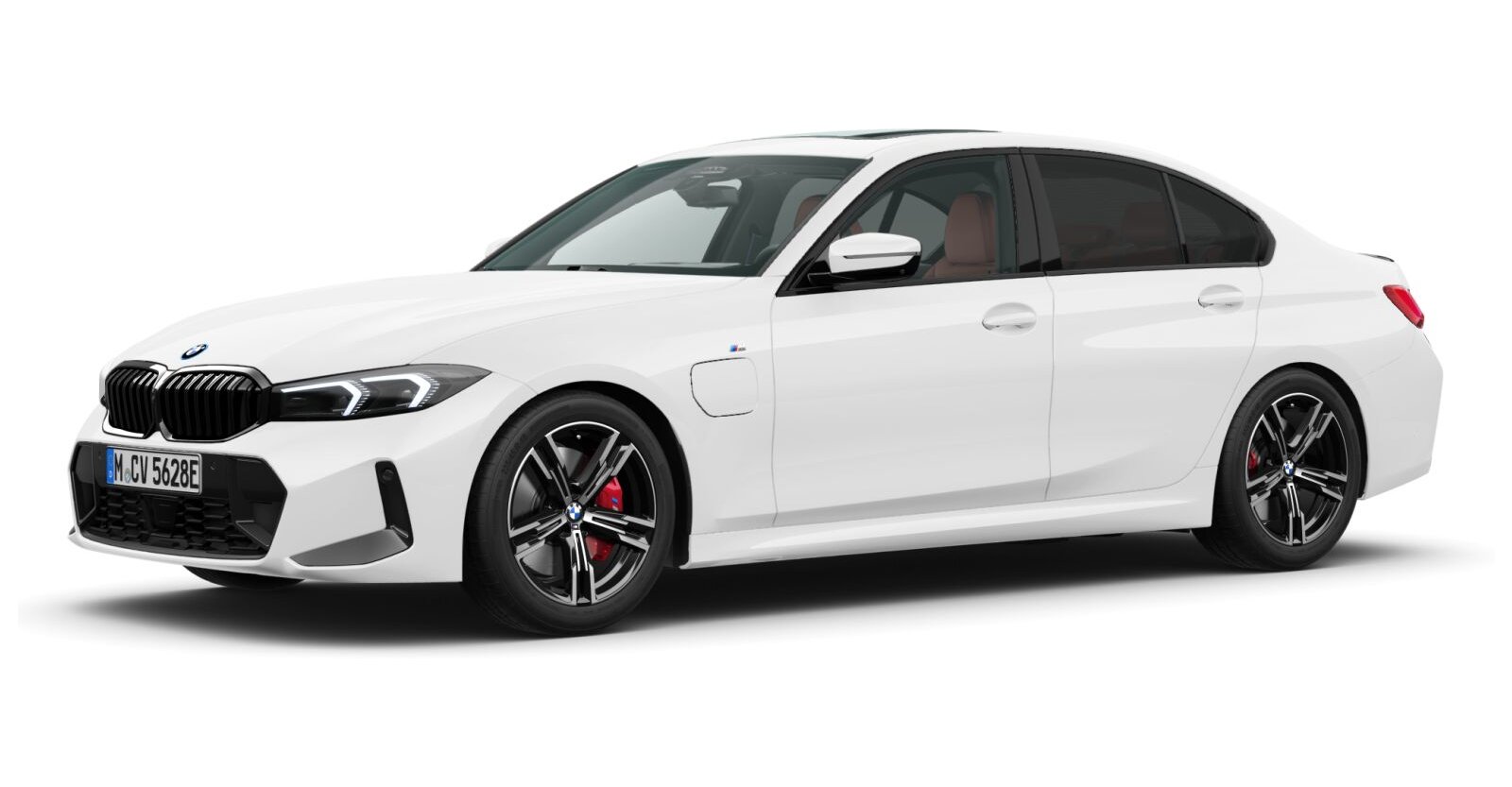 BMW BMW 3er in Weiß von vorne BMW BMW 3er in Weiß von vorne