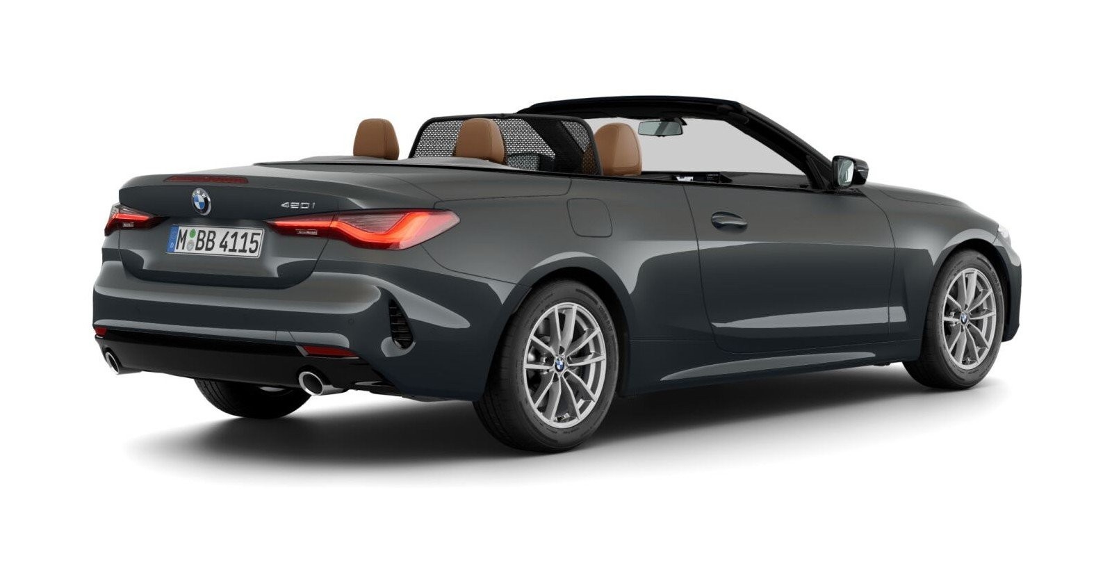 BMW BMW 4er in Grau von hinten BMW BMW 4er in Grau von hinten