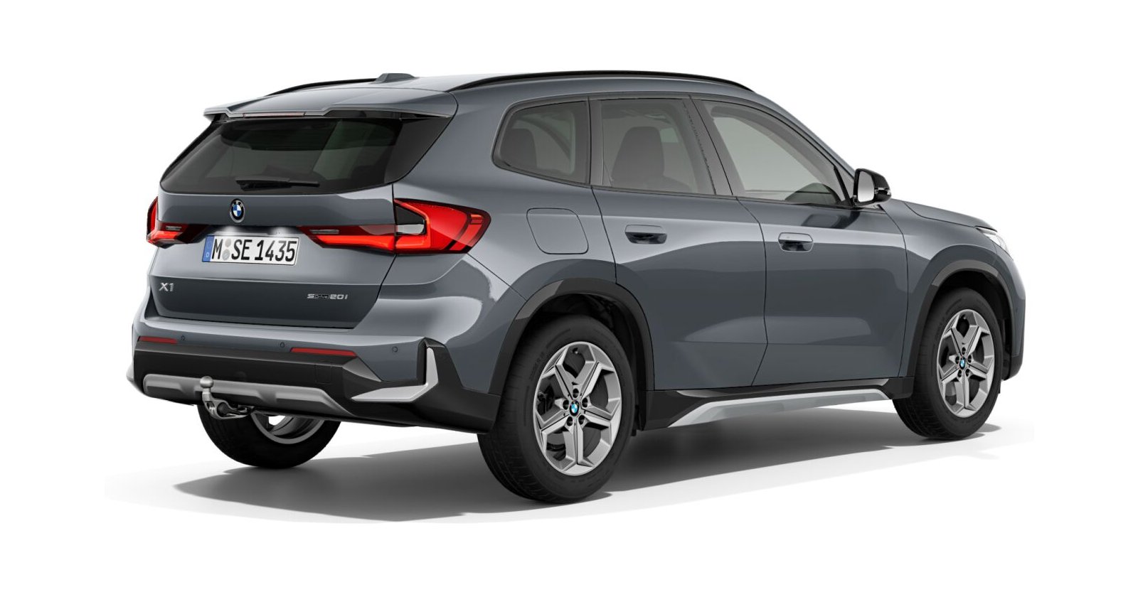 BMW BMW X in Grau von hinten BMW BMW X in Grau von hinten