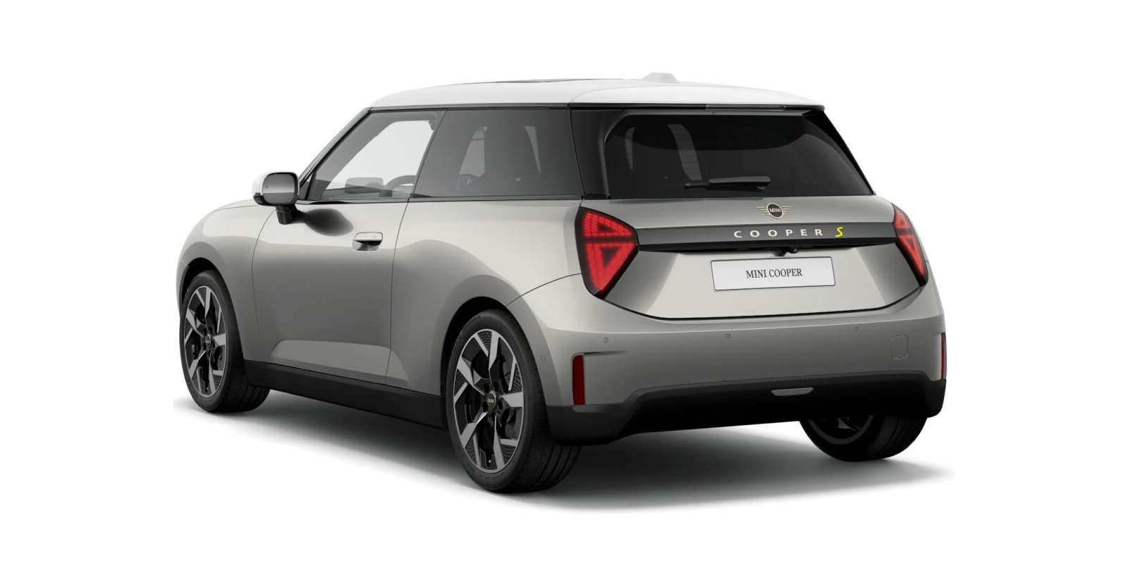MINI MINI 3-Türer in Silber von hinten MINI MINI 3-Türer in Silber von hinten