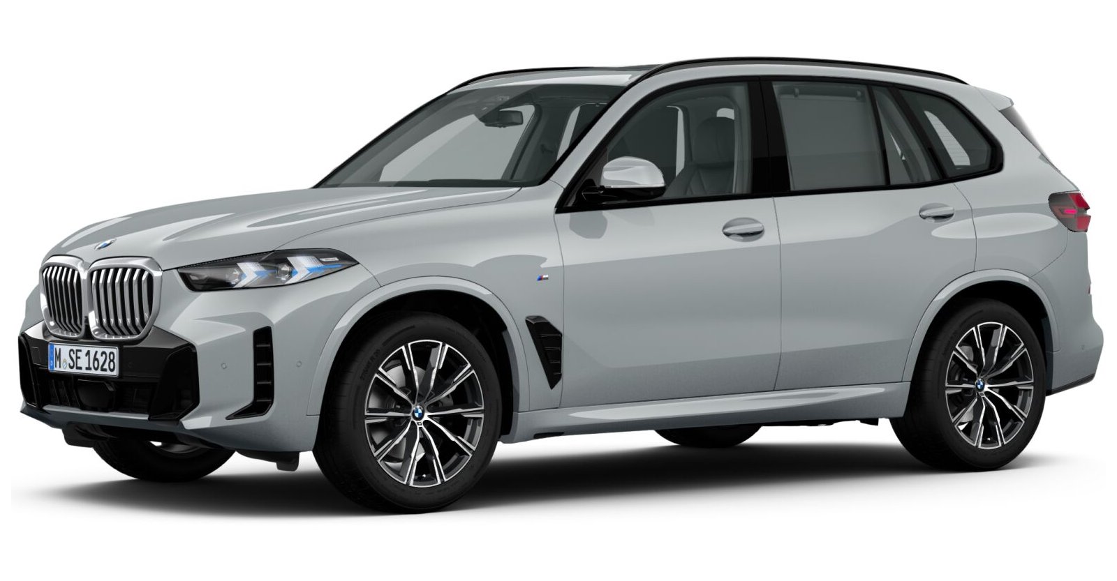 BMW X5 xDrive30d in Grau von vorne