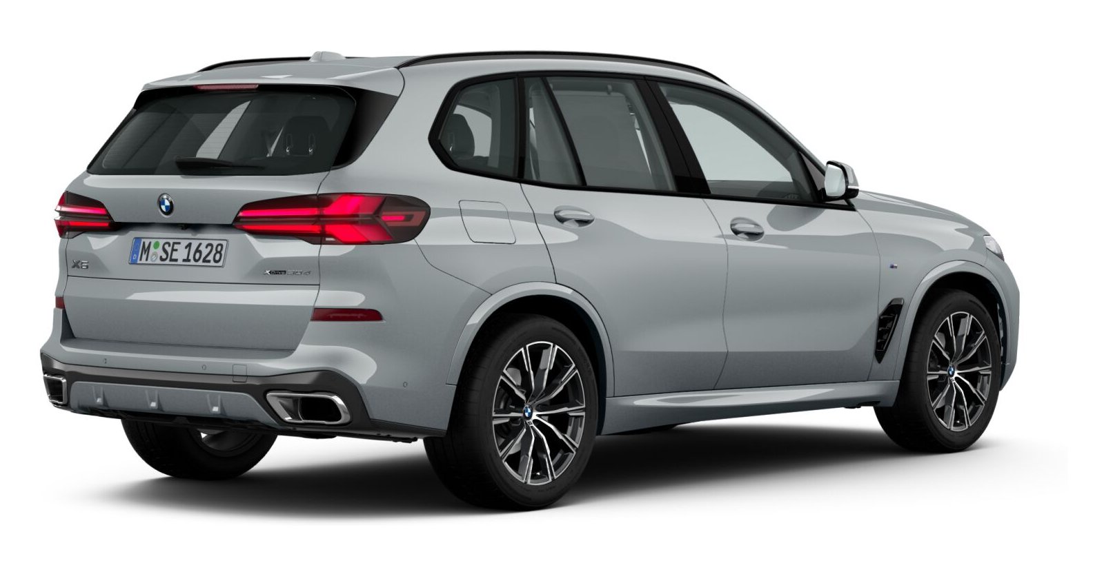 BMW BMW X in Grau von hinten