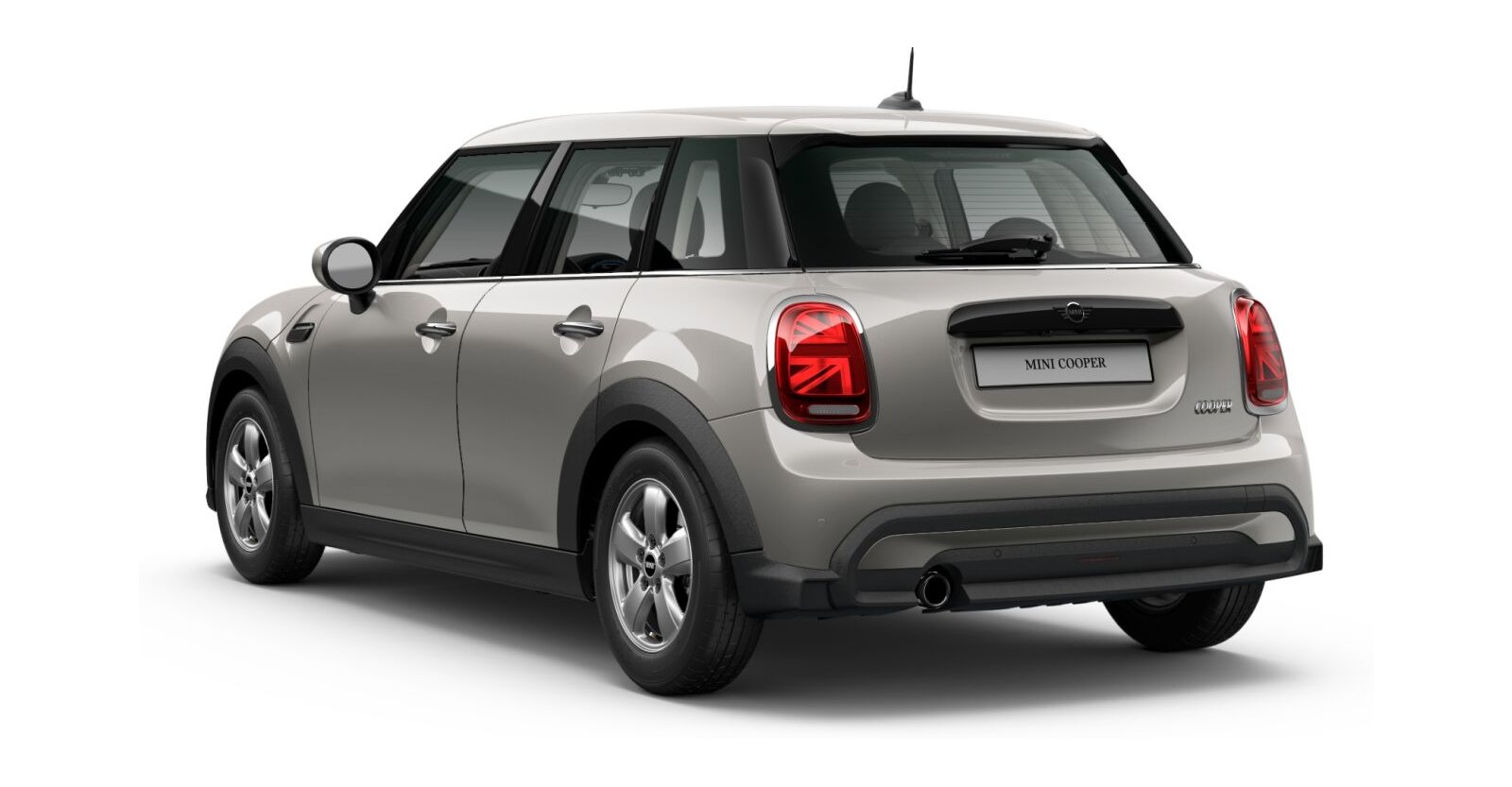 MINI MINI 5-Türer in Silber von hinten MINI MINI 5-Türer in Silber von hinten