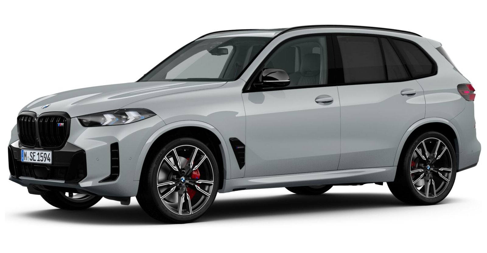 BMW X5 M60i xDrive in Grau von vorne BMW X5 M60i xDrive in Grau von vorne