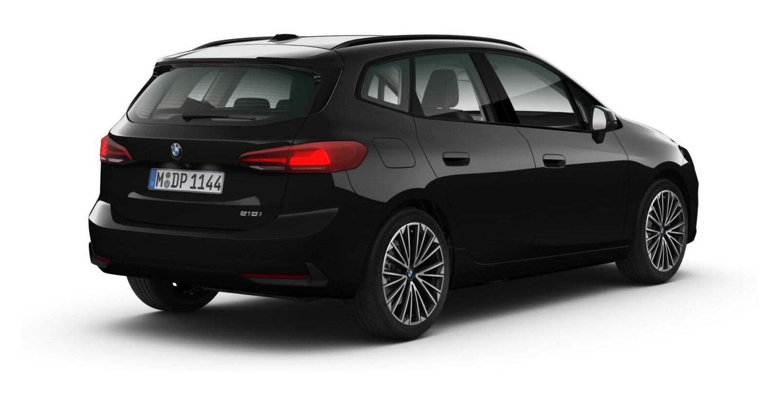 BMW BMW 2er in Schwarz von hinten BMW BMW 2er in Schwarz von hinten