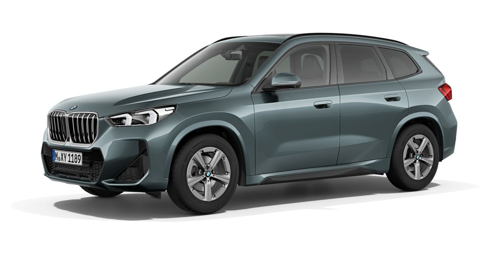 BMW X1 xDrive20d in Grün von vorne BMW X1 xDrive20d in Grün von vorne