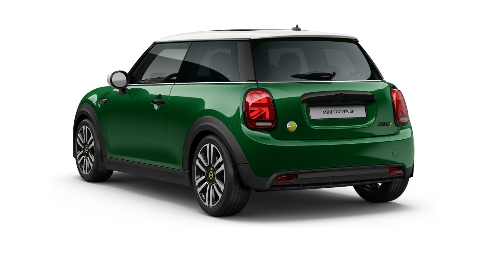 MINI MINI 3-Türer in Grün von hinten MINI MINI 3-Türer in Grün von hinten