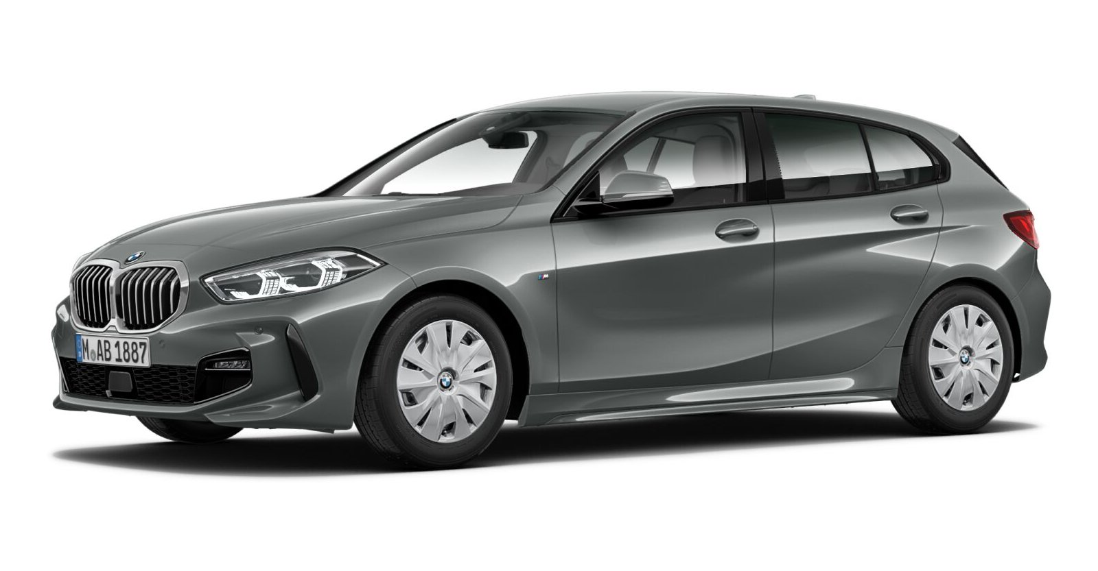 BMW BMW 1er in Grau von vorne BMW BMW 1er in Grau von vorne