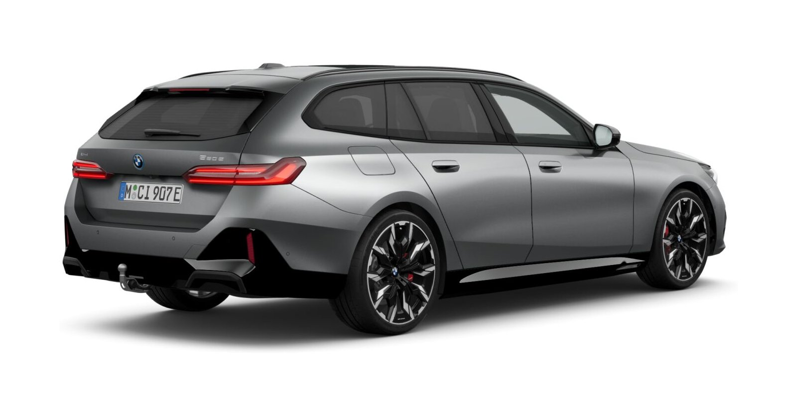 BMW BMW 5er in Grau von hinten BMW BMW 5er in Grau von hinten
