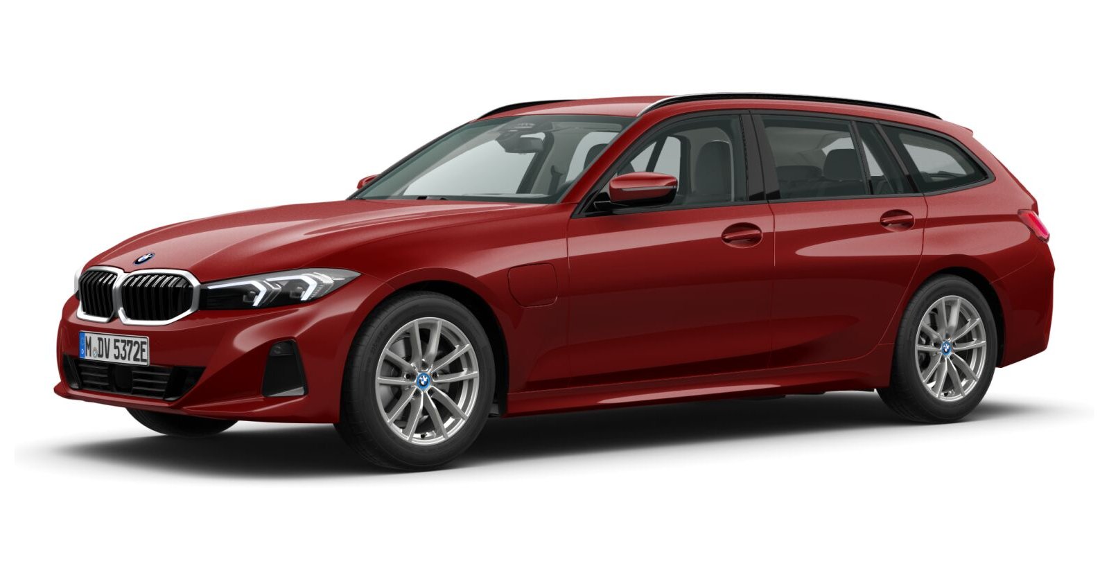 BMW BMW 3er in Rot von vorne