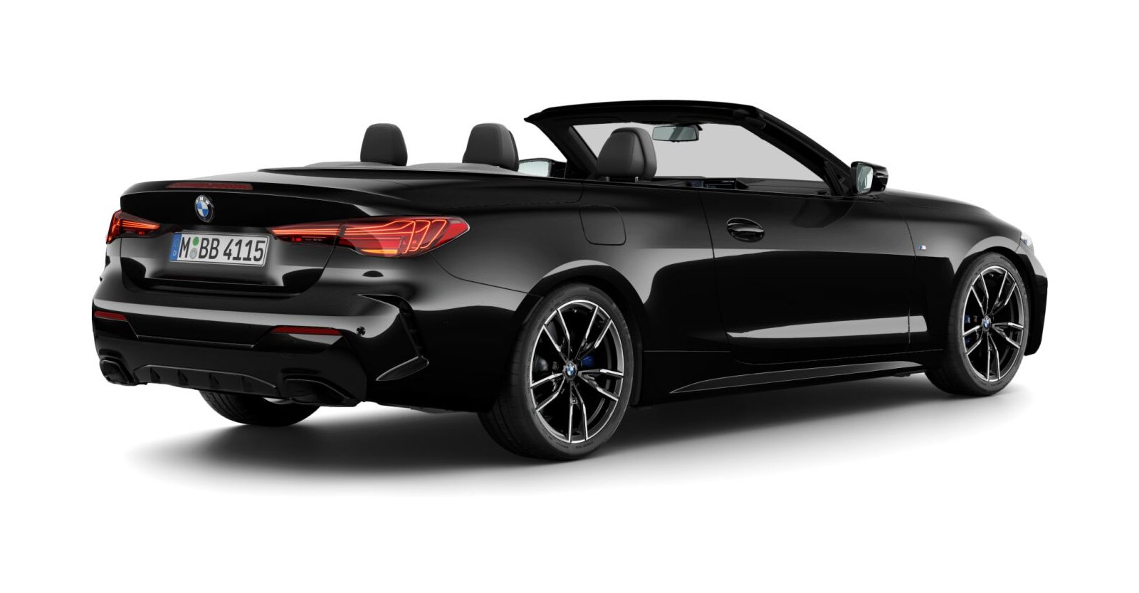BMW BMW 4er in Schwarz von hinten BMW BMW 4er in Schwarz von hinten