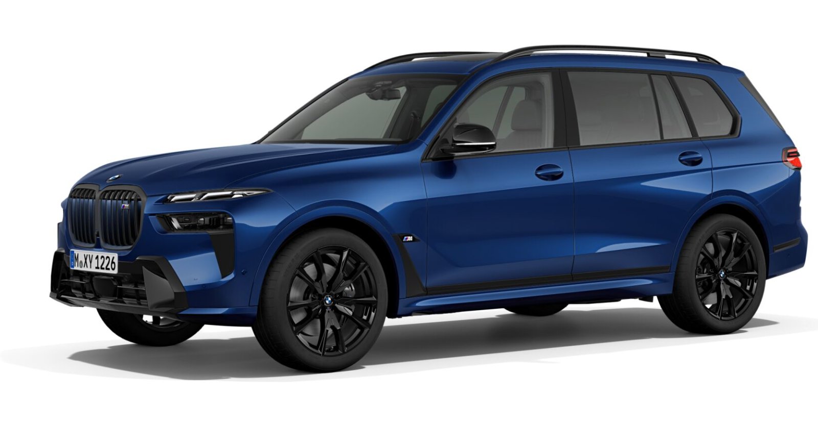 BMW BMW X in Blau von vorne BMW BMW X in Blau von vorne