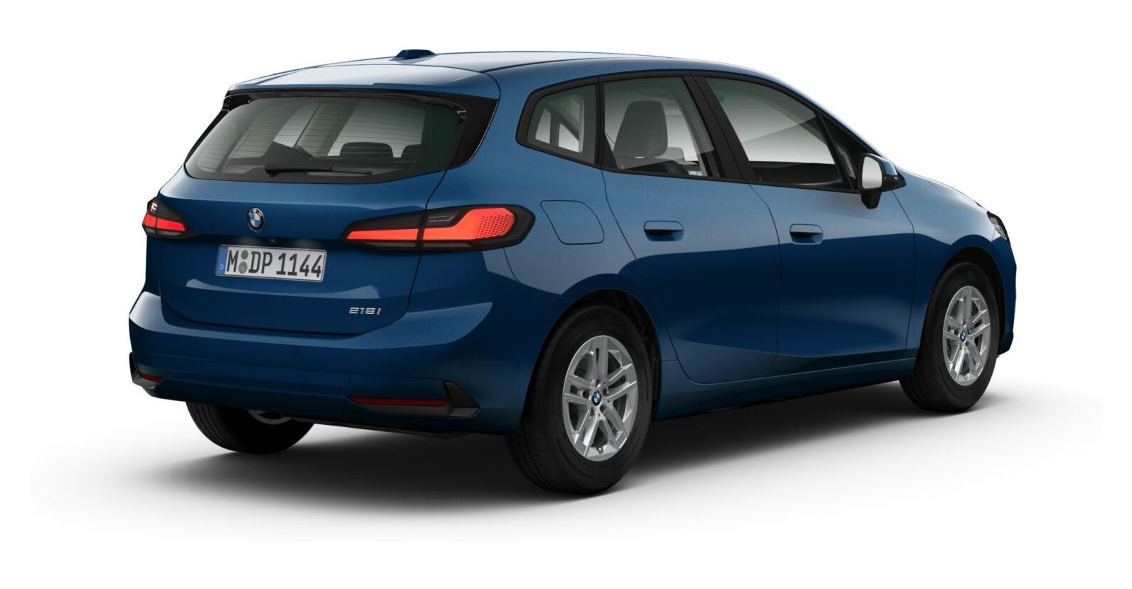 BMW BMW 2er in Blau von hinten