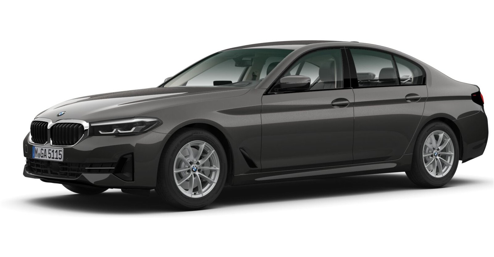 BMW BMW 5er in Grau von vorne BMW BMW 5er in Grau von vorne